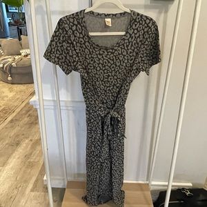 Worn ONCE. Smash + Tess Rebecca Wrap Dress in Lola Leopard.